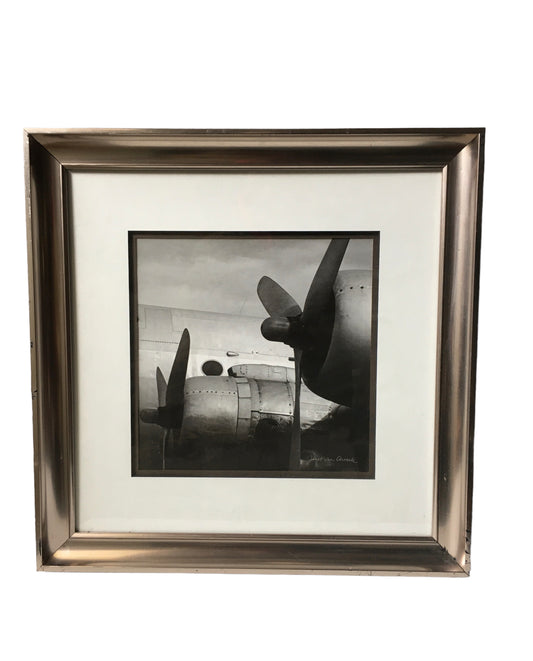 Cargo plane framed photography