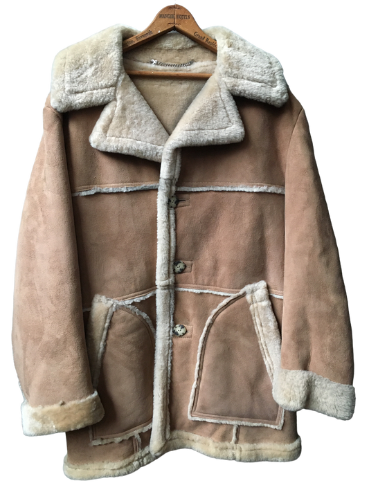 Vintage Shearling Peacoat