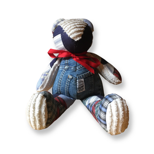 S+R Denim Patchwork bear